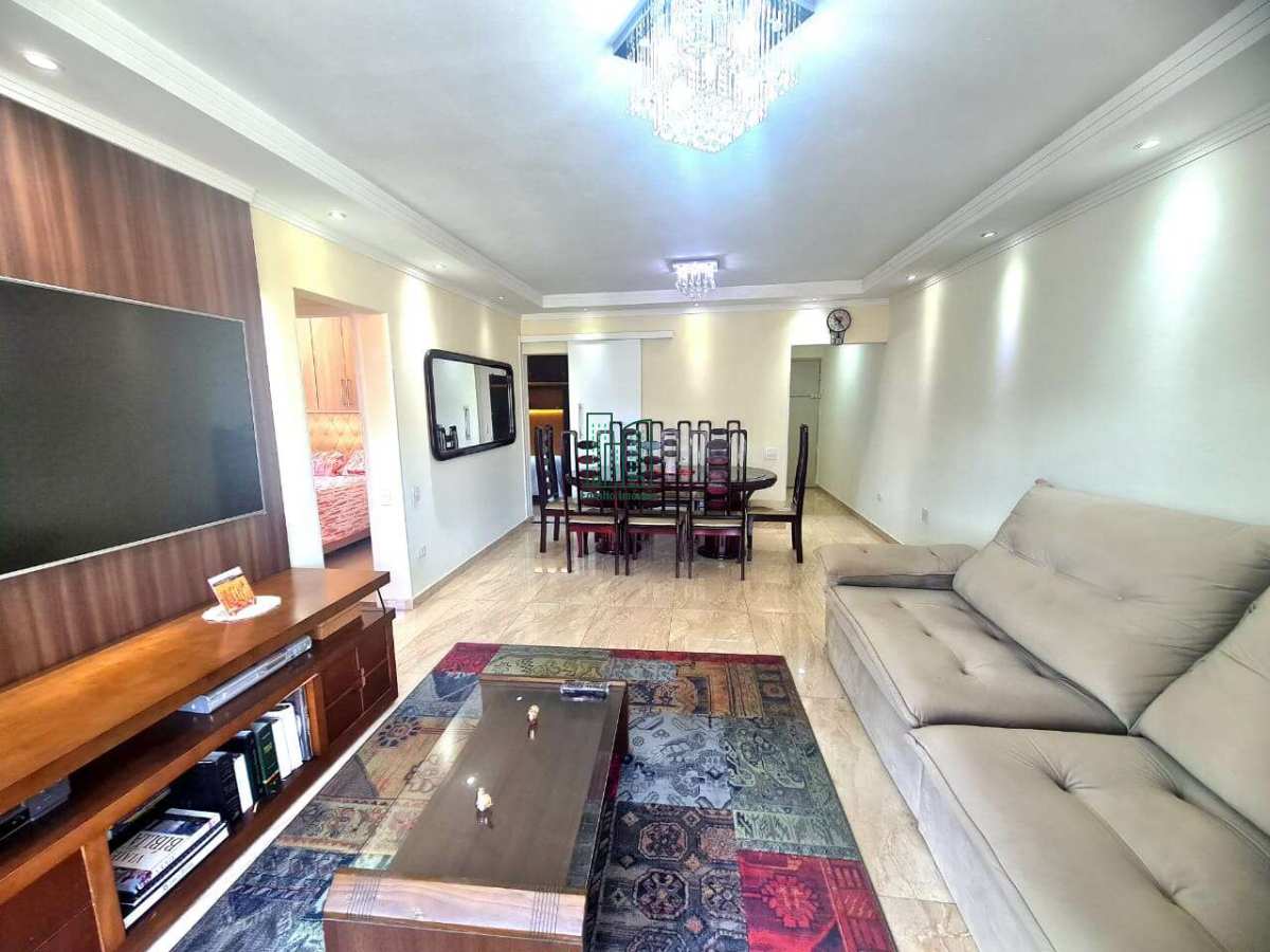 03 DORMS/ SENDO 2 SUÍTES, MOBILIADO - VILA BELMIRO / SANTOS - Edinho Imóveis