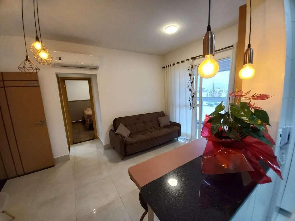 EXCELENTE APTO QTO & SALA, SUÍTE, LAZER E VAGA DEM. - EMBARÉ/SANTOS - Edinho Imóveis