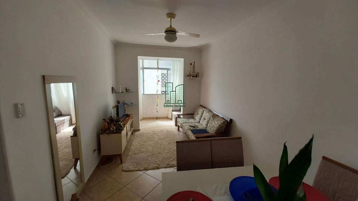 EXCELENTE QTO E SALA COM VISTA MAR - SÃO VICENTE / SP - Edinho Imóveis