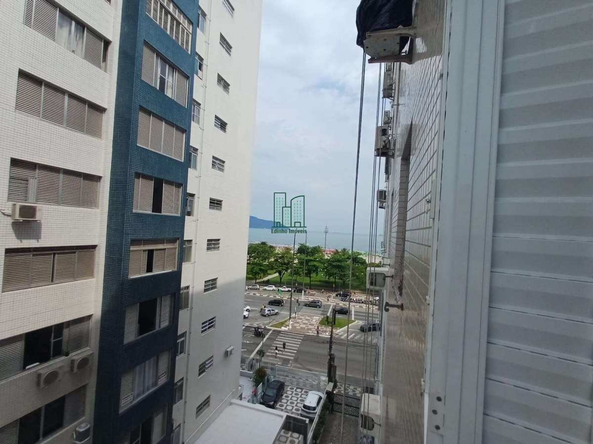 KITNET REFORMADA, VISTA MAR, PORTEIRA FECHADA - 01 VAGA - JOSÉ MENINO - SANTOS