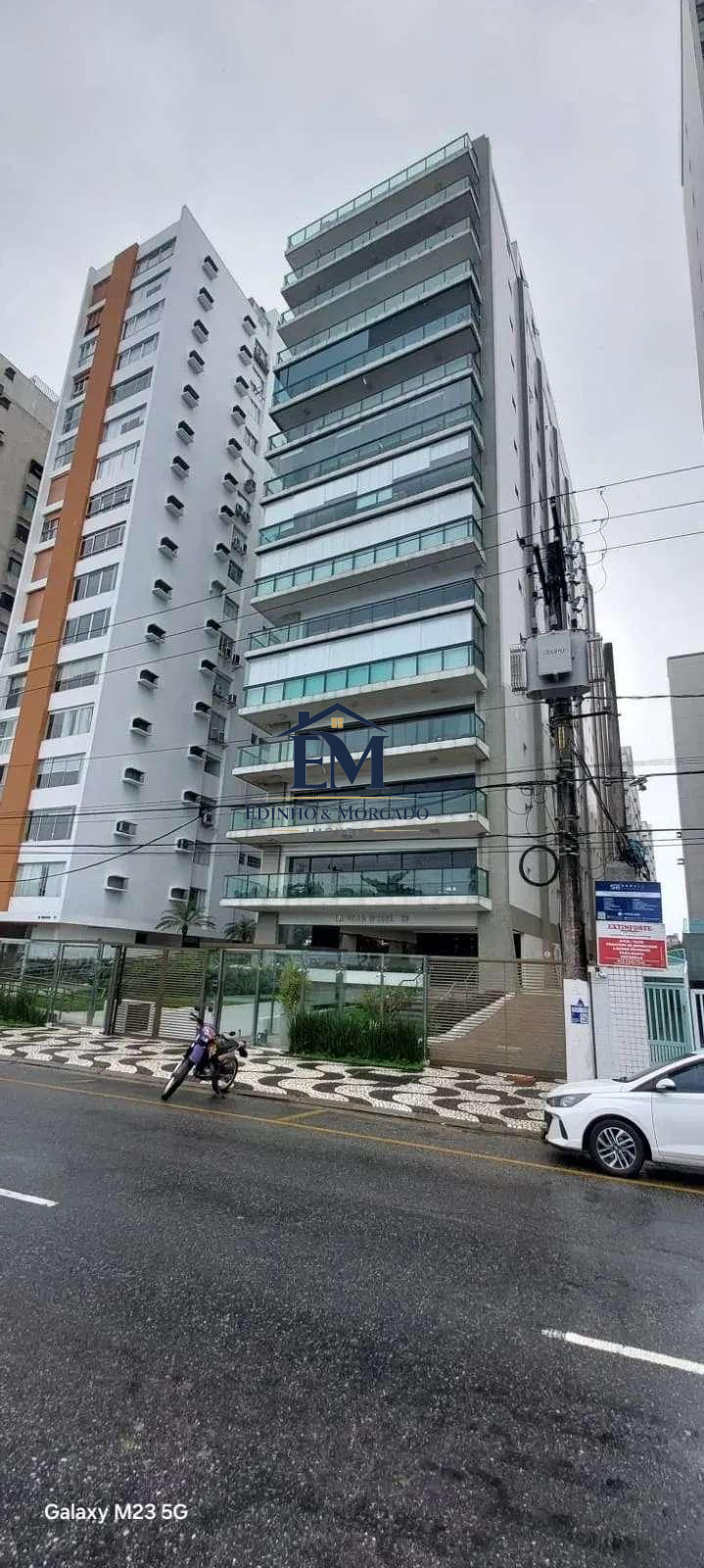 OPORTUNIDADE APTO PRÉDIO FTE AO MAR 03 DORMS/SUÍTE, VISTA MAR E 2 VAGAS  - BOQUEIRÃO / SANTOS - Edinho Imóveis