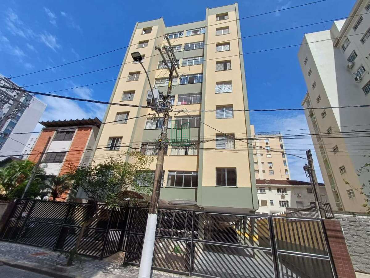 QTº E SALA AMPLO, COZINHA PASSA-PRATO, ANDAR ALTO, 01 VAGA - J. MENINO / SANTOS - Edinho Imóveis